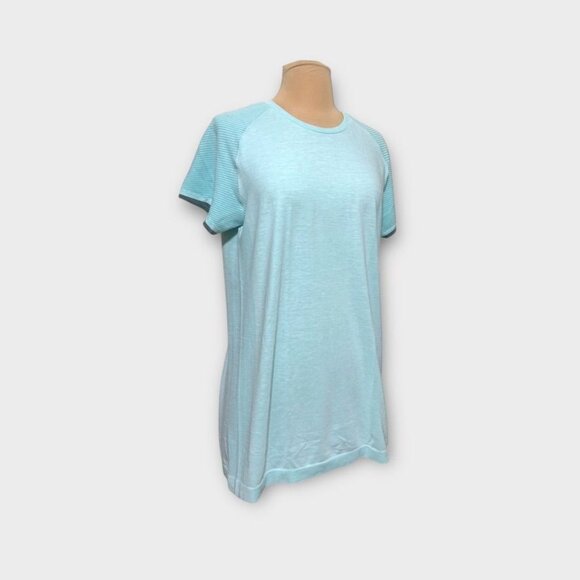 NWT Kari Traa Eva Wool Blend Tee L XL Mint Teal NEW Activewear Workout Training - Picture 5 of 7